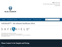 Tablet Screenshot of blueharbormedical.com